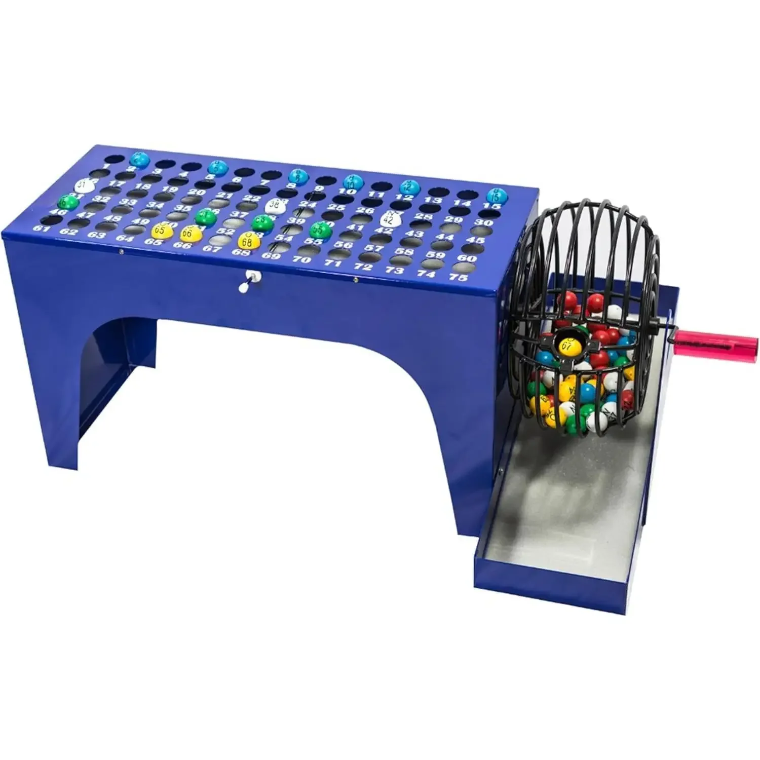 

Game Deluxe Set with Cage, 7/8 Inch Balls and Master Board All-in-One Table Top Professional Machine