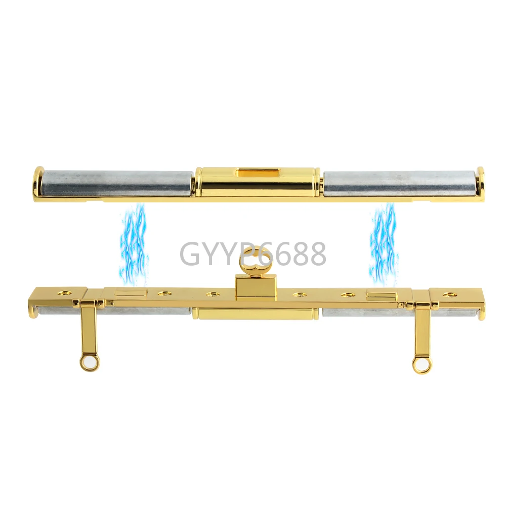 1/3/10PCS K gold 174x17mm Zylinder Rechteck Metall Twist Drehen Lock Für Handtasche taschen Griff Kuss Verschluss Schloss Ersetzen Zubehör