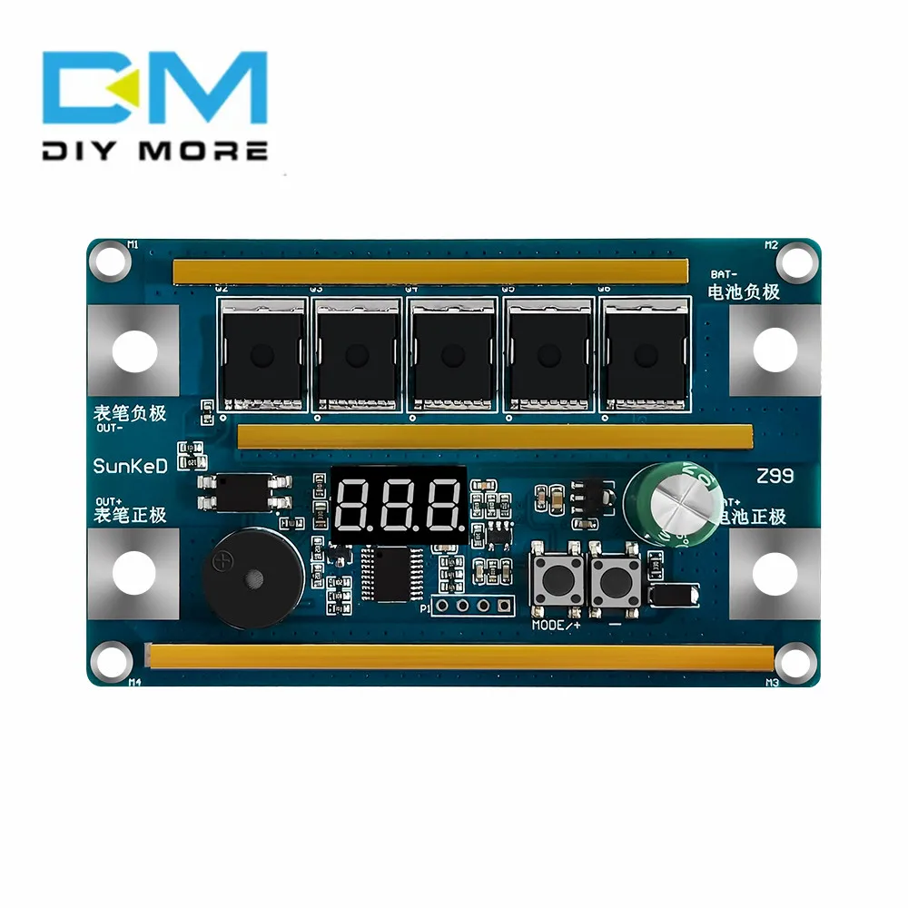 GX591 Z99 12V Portable Spot Welding Machine Control Board 100-300A 18650 Fully Automatic Lithium Battery Welding Control Board