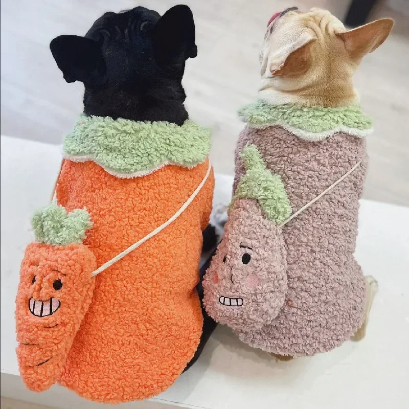 French Bulldog Clothing Winter Pet Clothes Outerwear Maltese Poodle Bichon Schnauzer Pug Dog Coat Jacket Corgi Shiba Inu Costume