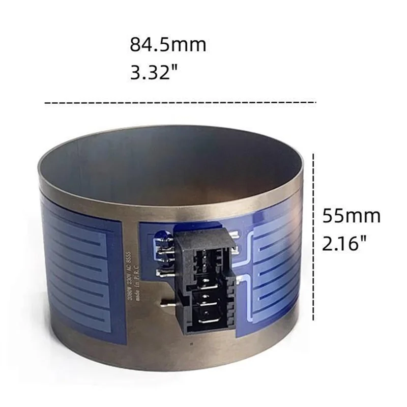 식기 세척기 가열 링 Forsiemens 식기 세척기 2080W 230V 가열 사이클 후막 84.5X55mm