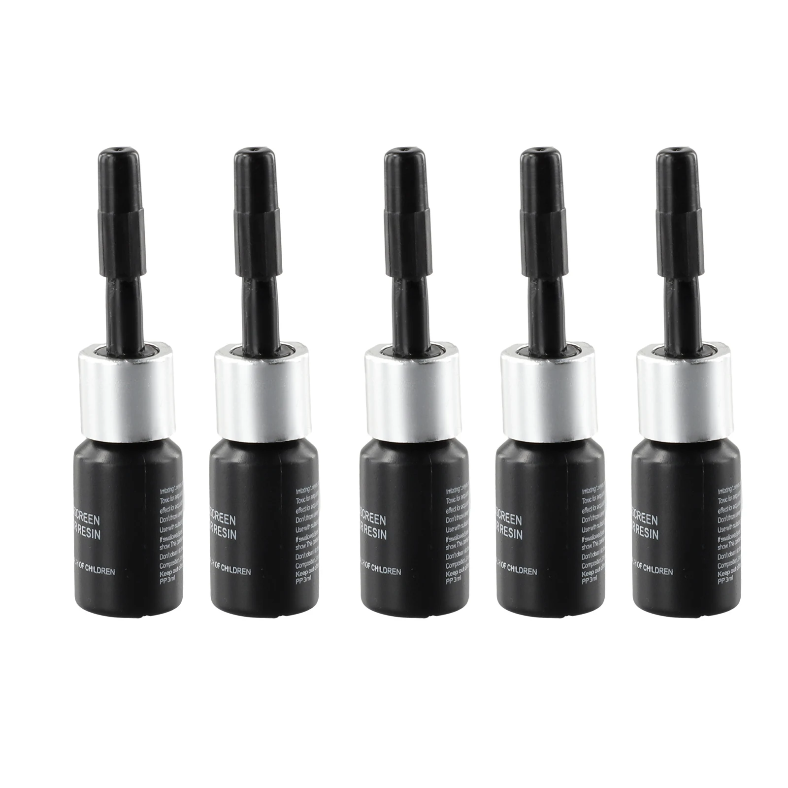 5pcs Automotive Glass for nano Repair Fluids Curing Strips Spatulas Car Windshield Resin Crack Tool Kits Vehicle Maintenance