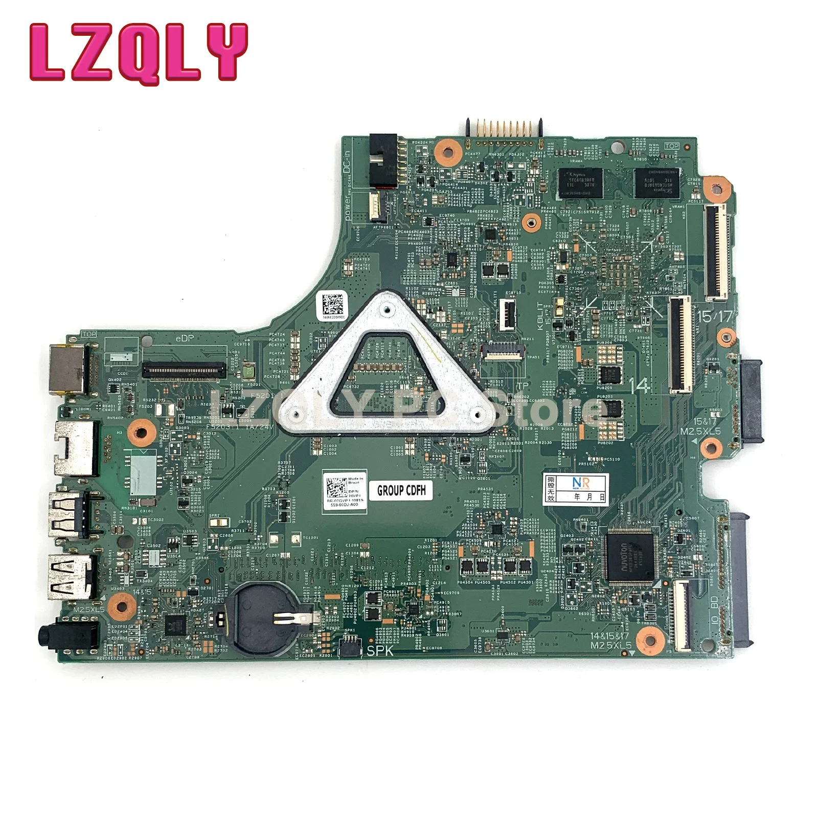 For DELL Inspiron 15R 3542 3543 3442 3443 5748 5749 Laptop Motherboard 13269-1 FX3MC UMA with i3 i5 i7 CPU GT820M/840M GPU