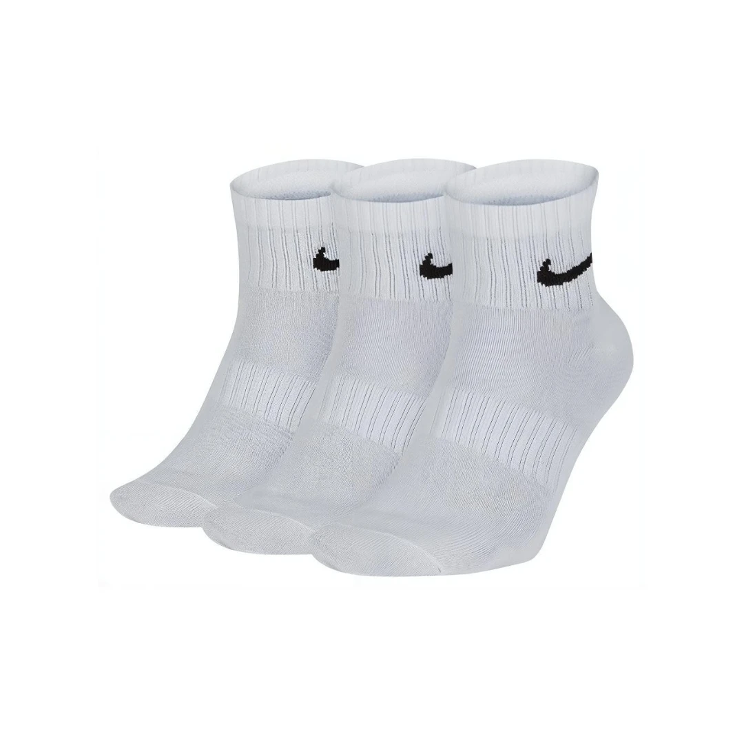 Nike Everyday Lightweightcrew Unisex-Sportsocken für Herren und Damen, 3-teilig, Strümpfe für sportliches Training, S, M, L, XL, SX7676