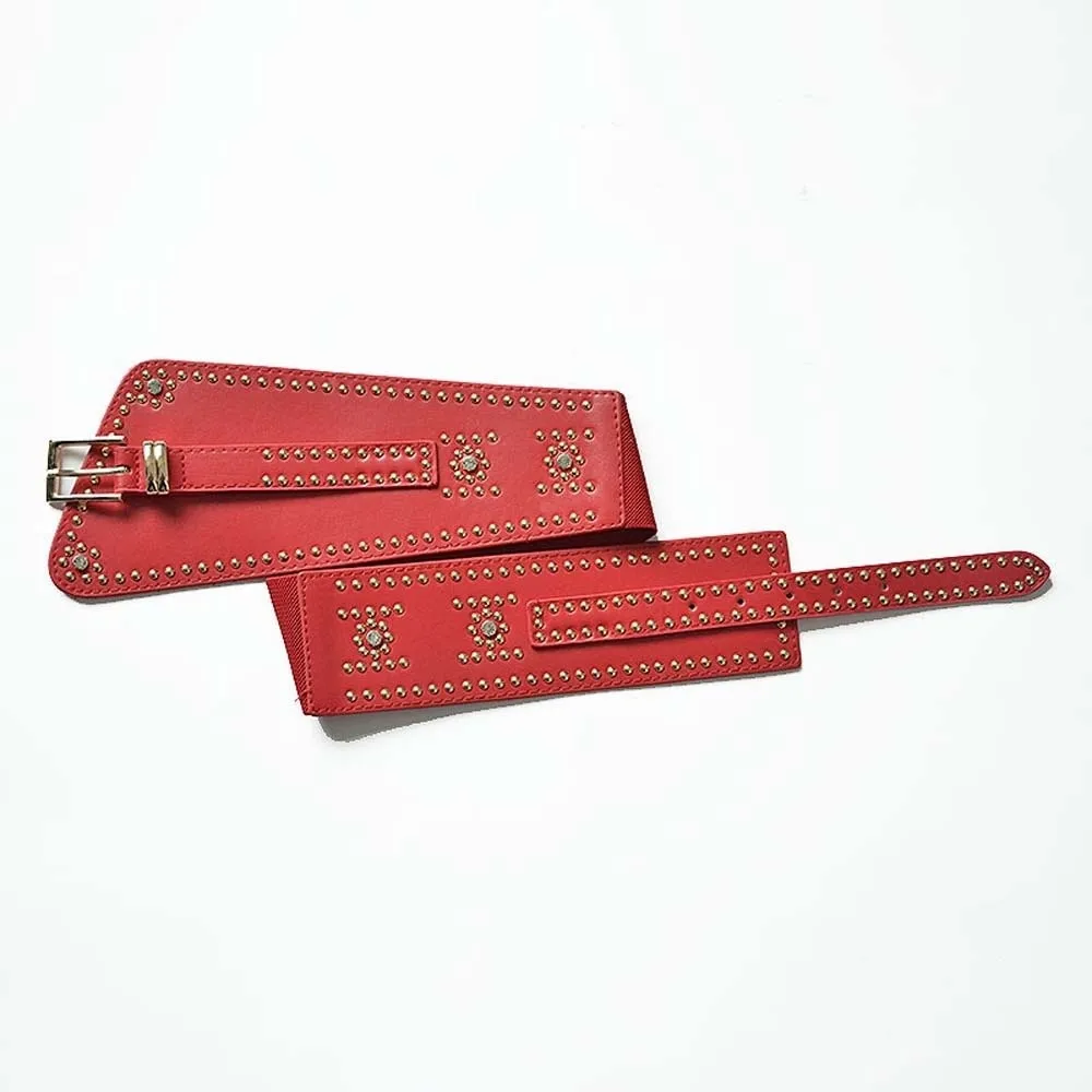 adjustable-rivet-wide-waistbands-punk-style-personalized-design-y2k-cool-girls-belt-american-style-solid-color