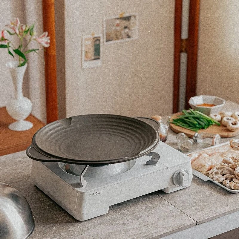Korean non-stick 30cm diameter imported baking pan 30cm large mouth diameter baking pan