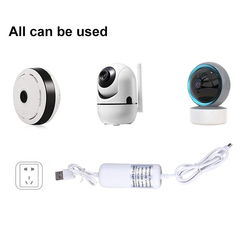 Uninterruptible Power Supply Mini Ups Battery Backup Monitor Standby Power Supply Suitable For Indoor 5V Devices