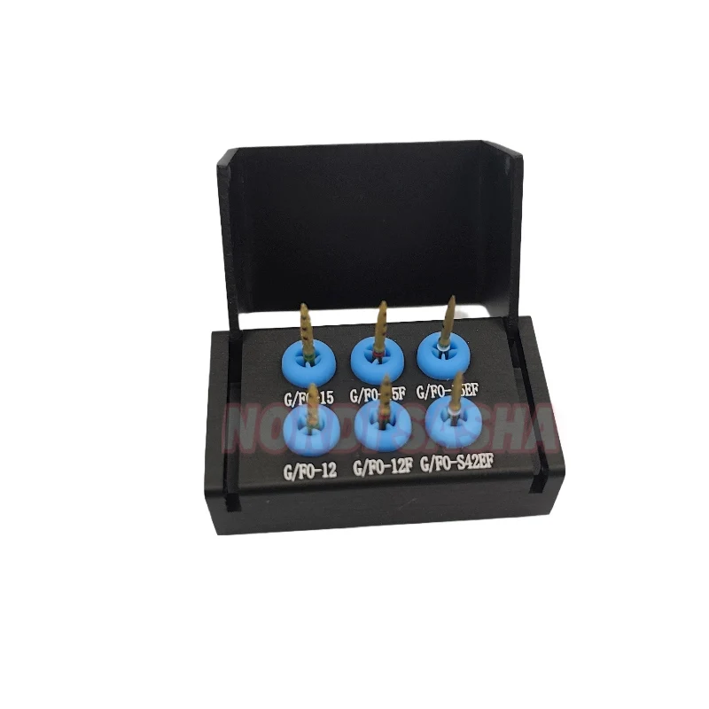 6Pcs/Set FG7906 Dental Preparation Bur BOPT Vertical Dental Preparation Restoration Kit Full Crown Restoration Dentist Tools
