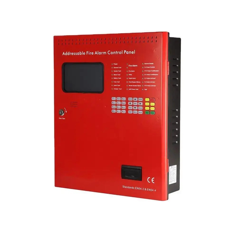 Wired and Wireless Addressable Fire Alarm Control Panel