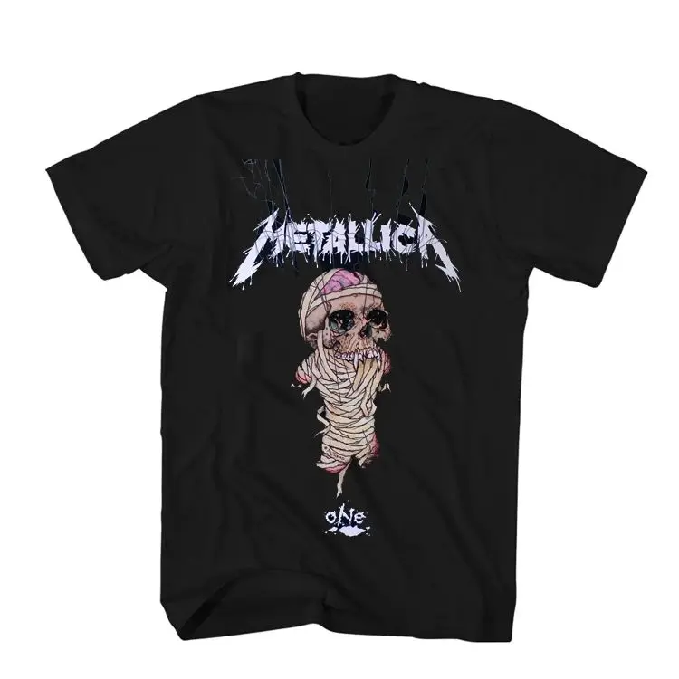 2025 MetallicaT T-shirt Heavy Metal New Album Cover Gothic Dark Rock Cotton Short Sleeve Men's and Women's T-shirt Streetwear