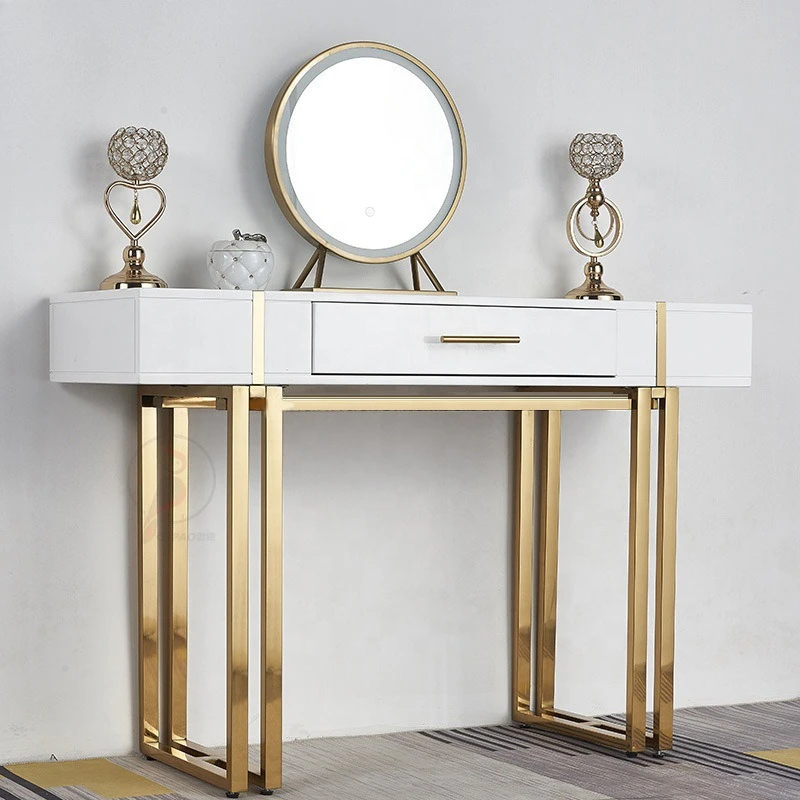 Light luxury counter entrance table long strip for ultra-narrow decoration modern simple easy cabinet Nordic wall shelf foyer