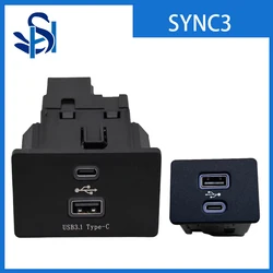 USB Typ-C CarPlay Upgrade Dual Multimedia Interface Modul Sync 3 Media Hub für Ford