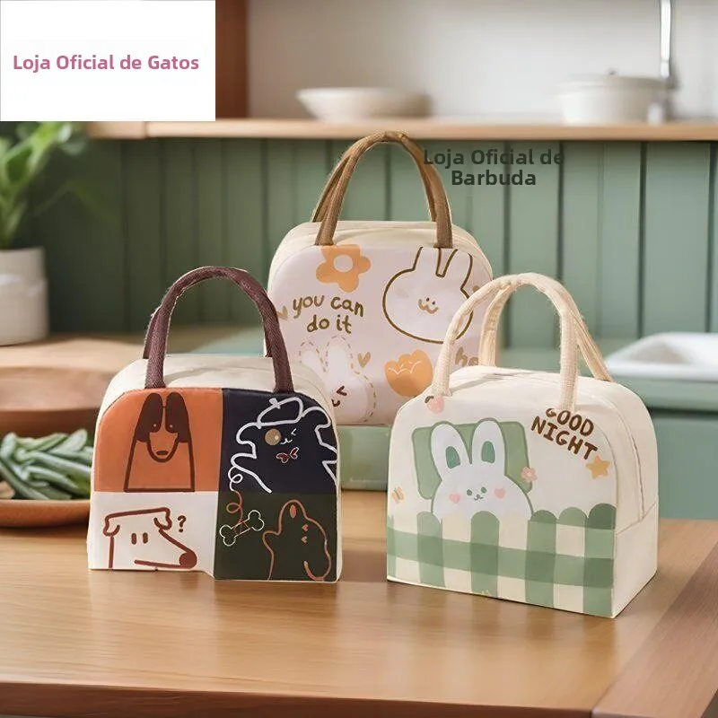 lancheira-termica-impermeavel-fofa-e-espessa-para-estudantes-bolsa-organizadora-portatil-estilo-nordico-gato-gata