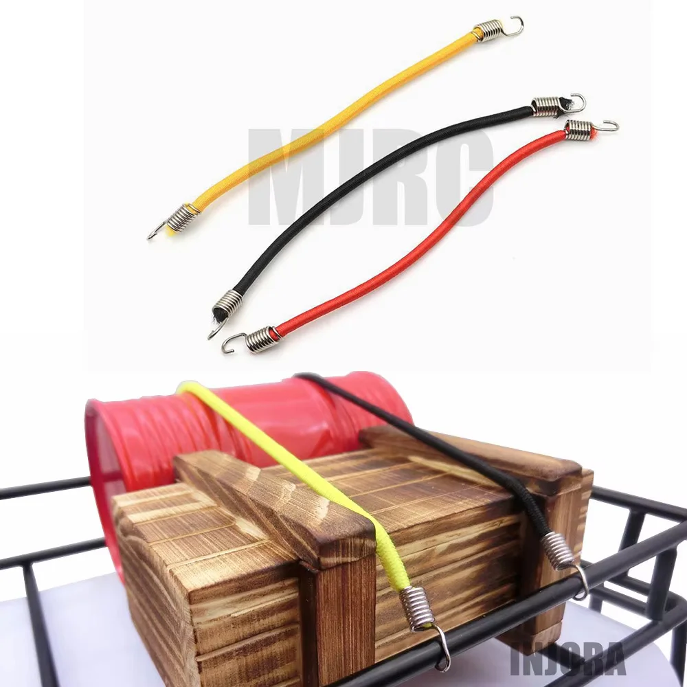 

1:10 RC Rock Crawler Car Elastic Roof Rack Rope/ Luggage Cord for Axial SCX10 II 90046 Tamiya CC01 D90 D110 TRX-4