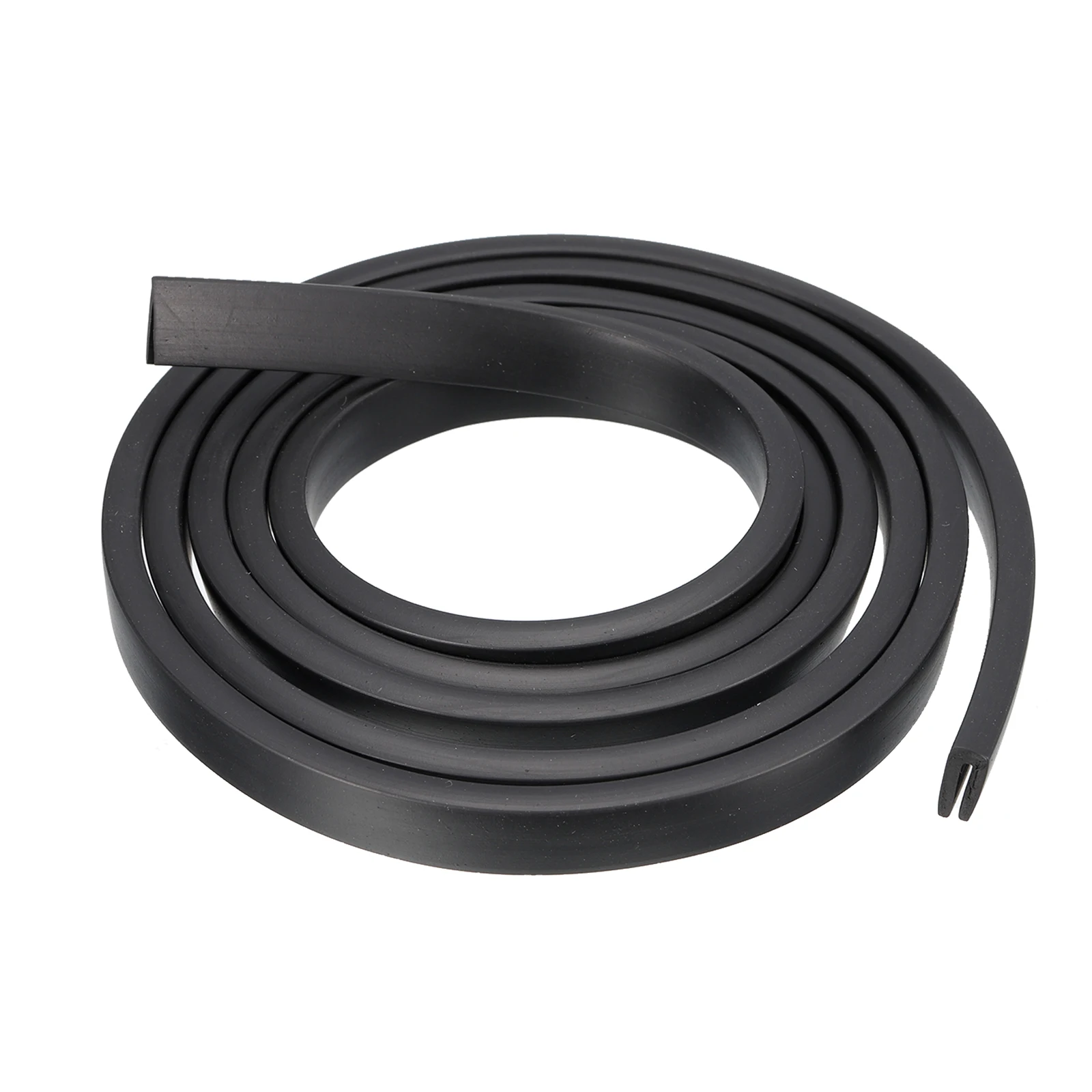 

1.5/2.5/3.5M U Channel Edge Trim Rubber Guard Seal Strip Edge Protector Flat Fit for 0.5-12mm Edge for Panels Hatches Car Doors