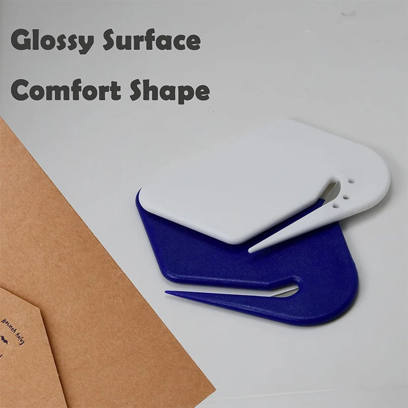 12pcs Letter Opener Envelope Mail Slitter With Razor Wrapping Cutter Box Opener Safe Mail Opener For Home Office Envelope