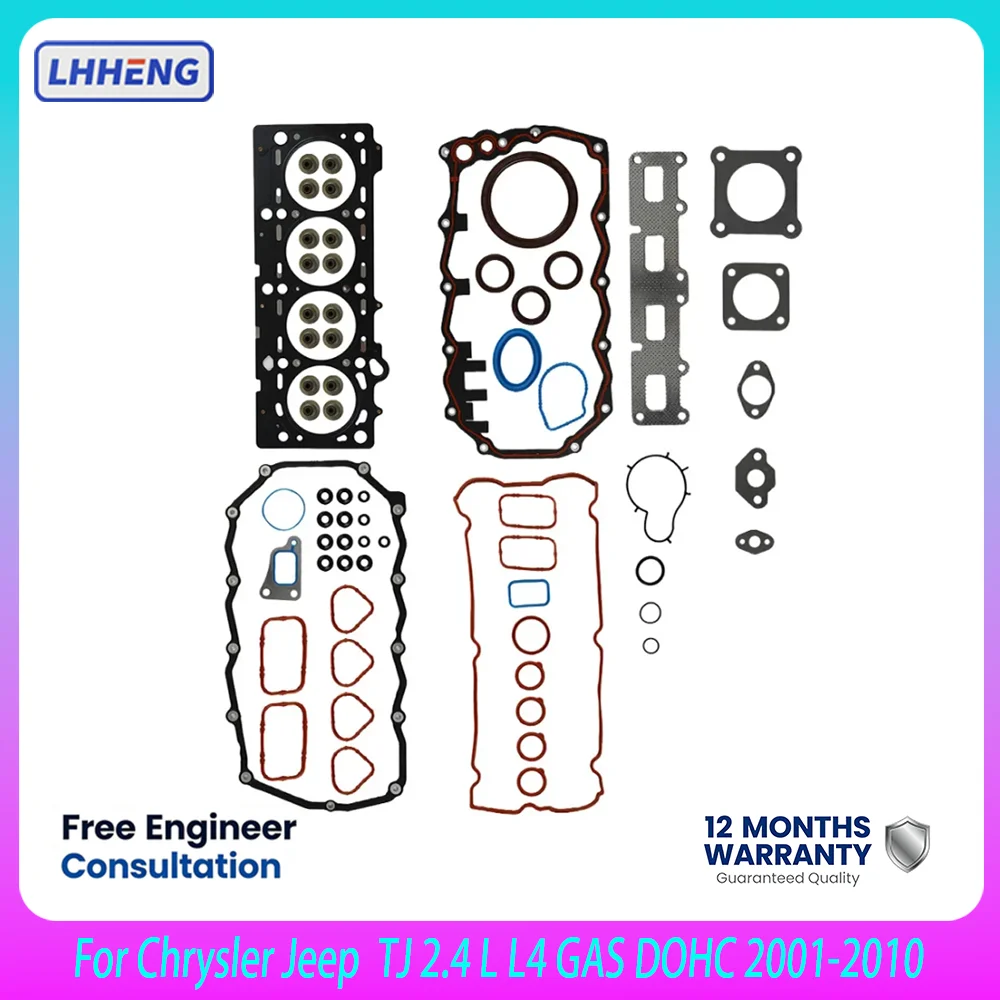 Head Gasket Set Engine Full Gasket Set for Chrysler PT Cruiser Jeep Liberty Wrangler TJ 2.4 L L4 GAS DOHC 2001-2010