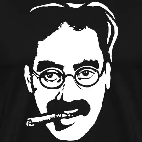 Spreadshirt Groucho Marx Portrait Men's Premium T-Shirt