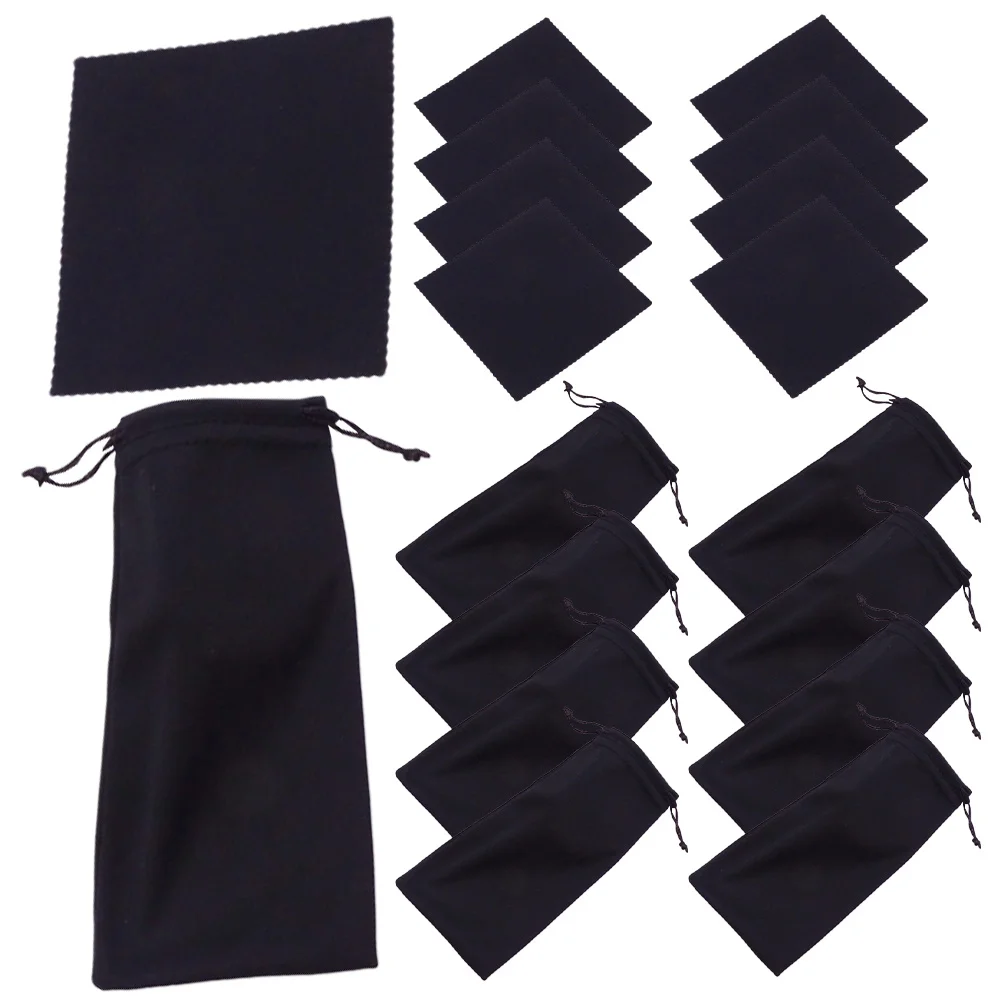 20 مجموعة من حقيبة النظارات القابلة لإعادة الاستخدام، حامل النظارات الشمسية المزخرف الأنيق، مادة اللباد، حقيبة سفر مدمجة، حقيبة نظارات