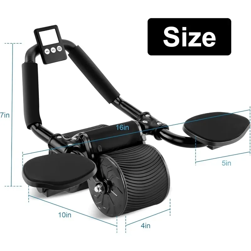 Elbow Support  Roller for Abdominal Exercise Machine Automatic Rebound Abdominal Wheel,