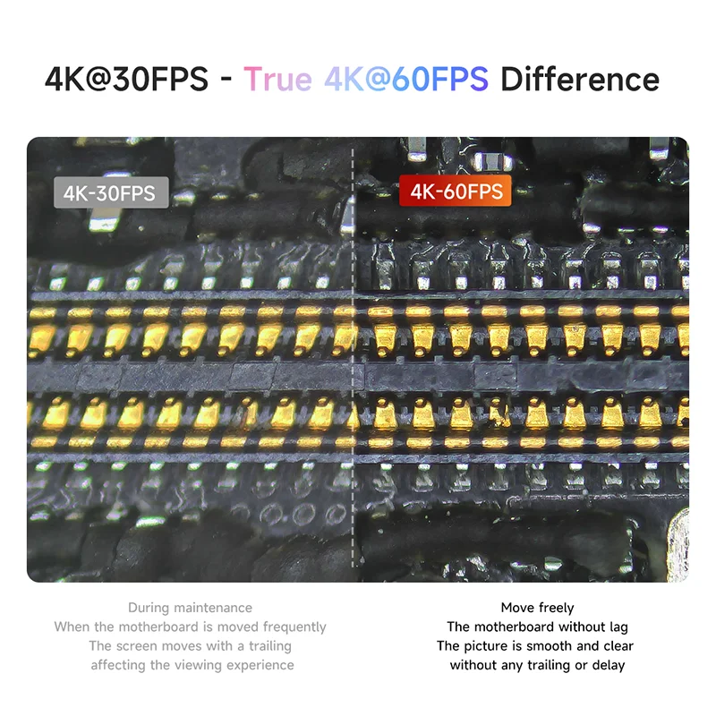 MECHANIC Action 3 HD 4K Industrial Microscope Camera HDMI/USB Output 1080P 60FPS with Type-c Interface for PCB Repair Tools