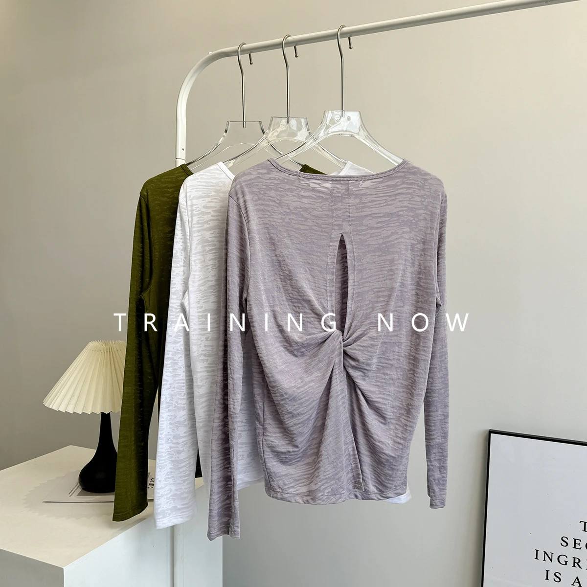 

Sports long-sleeved women's summer outdoor morning jogging exercise thin breathable blouse Pilates yoga bodysuit