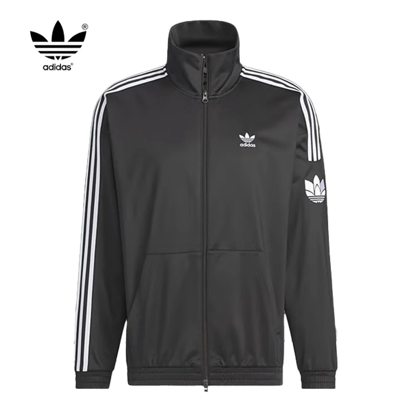adidas Originals Unisex Stand-Up Collar Casual Lifestyle Jacket JL8396