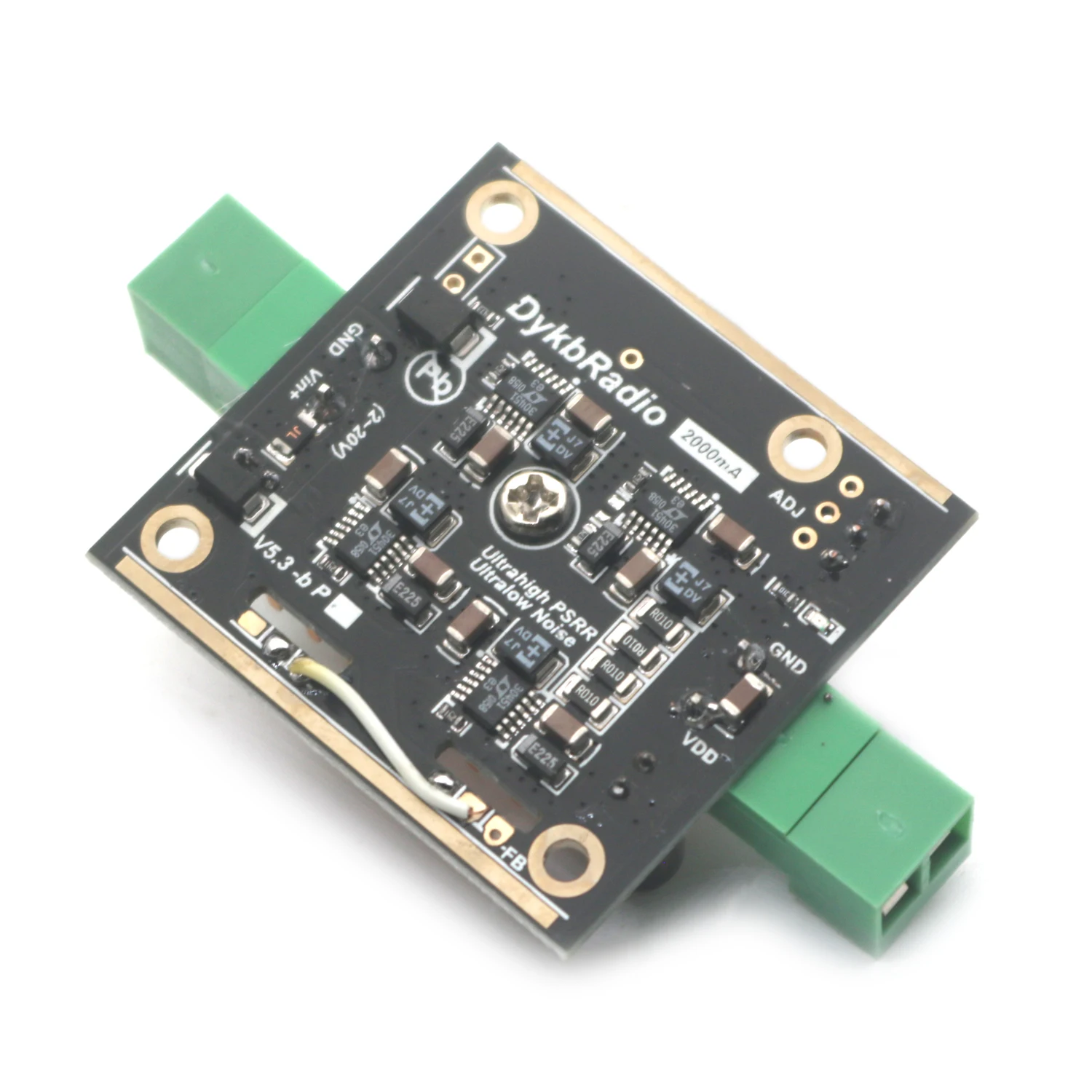 Imagem -04 - Única Fonte de Alimentação Baixo Ruído Regulador de Tensão Linear Módulo de Potência rf Amplificador de Rádio Ham Áudio Adc rf Circuito Lt3045 2a
