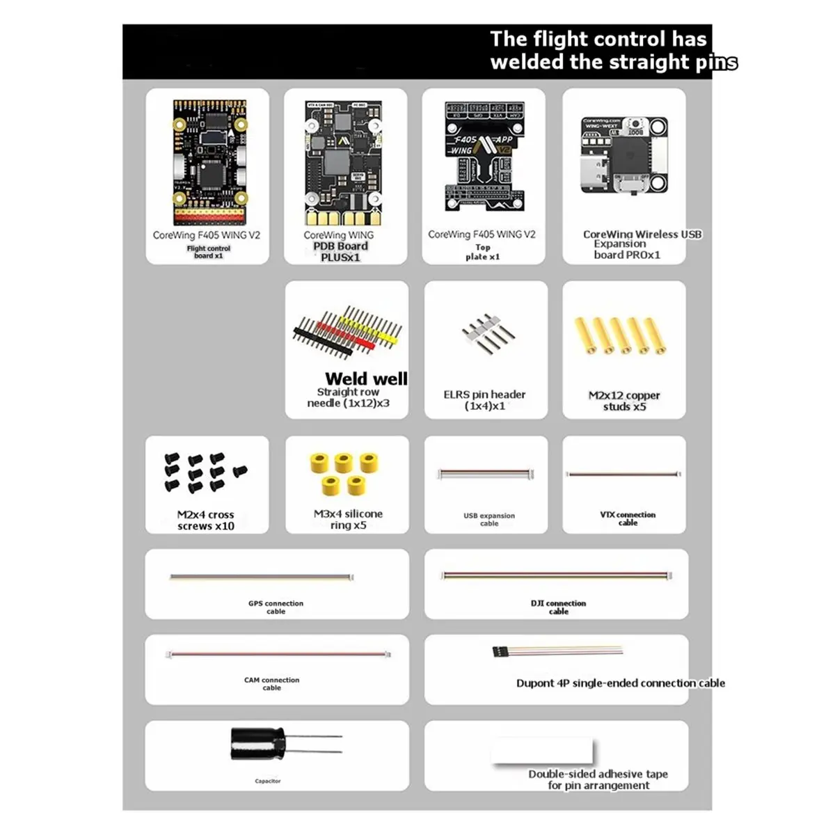 A49T F405 WING APP V2 Flight Controller for Fixed Wing FPV for APP Presetting DIY RC Airplane Parts