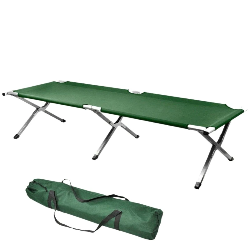 

Vacation reliable foldable crib Rollaway bed Outdoor aluminum camping bed