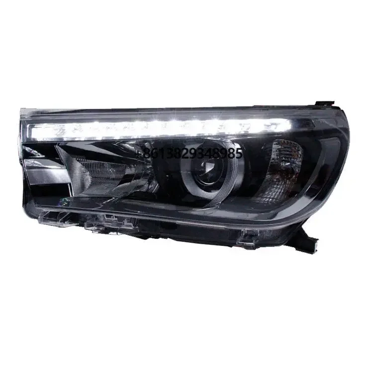 

Car Accessories HID Xenon headlight LED DRL headlamp Hilux Revo 2015-2019 head lamp Assembly plug and play