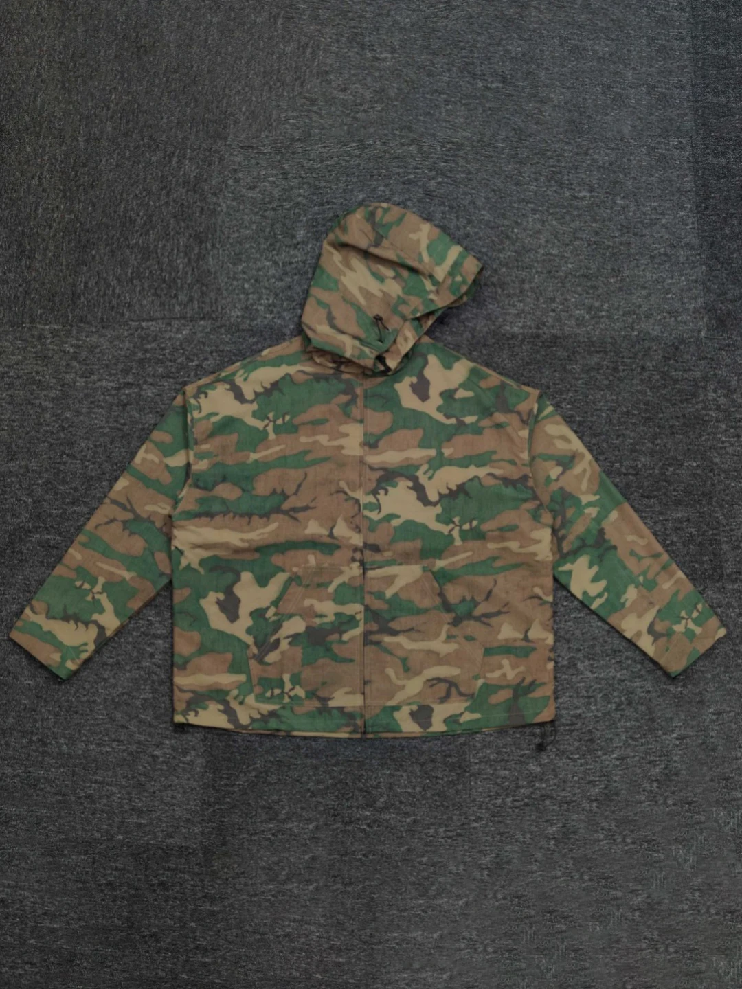 Nonnod. Corp Camouflage Hooded Parka/Jacket Camouflage Jacket Jacket