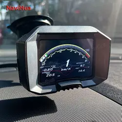 Mago OBD2 F9 tachimetro sistema di allarme temperatura dell'acqua Turbo Boost tensione Head Up Display Auto Gauge multifunzione