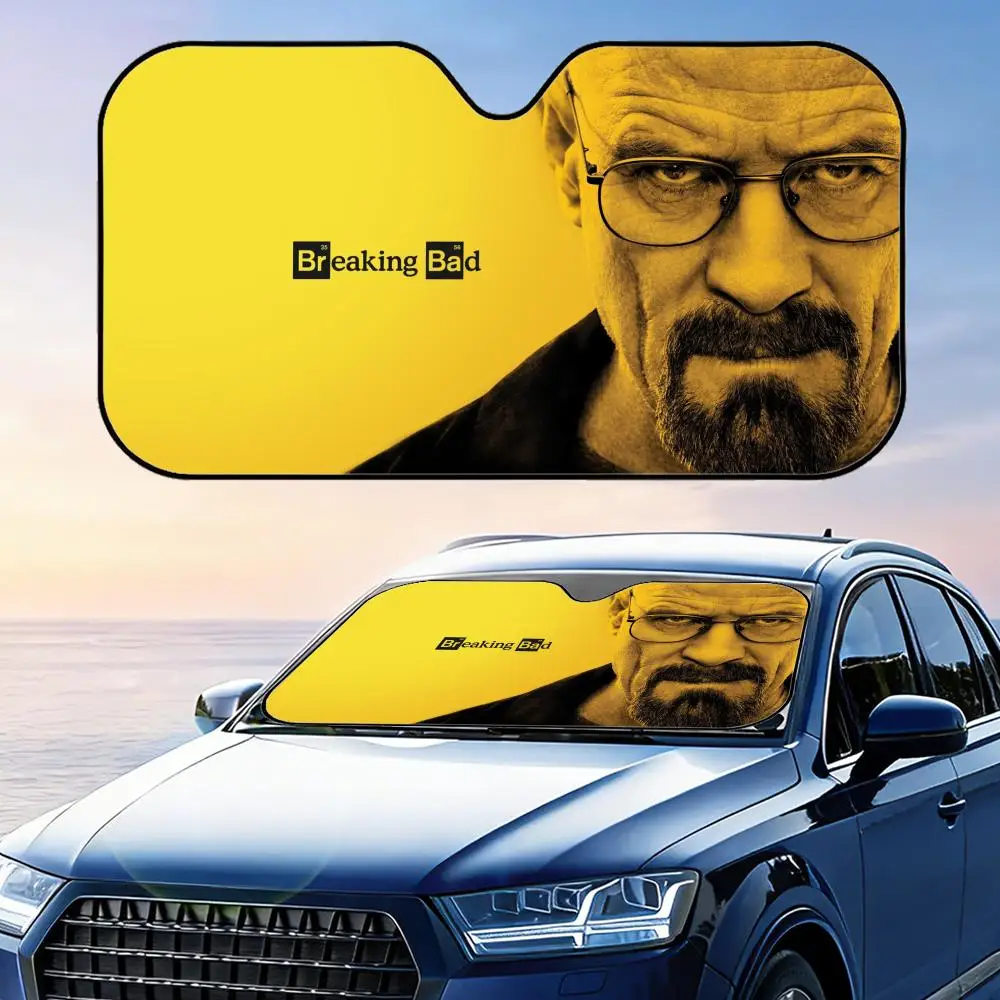 

Movie B-Breaking Bad Sun Visor Reusable Aluminum Foil Car Sunshade UV Protection Heat Insulation Windshield Cover