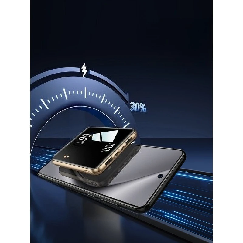 20000mAh New Portable Charger with Built-in Cable Super Fast Charging Large Capacity Portable Power Bank