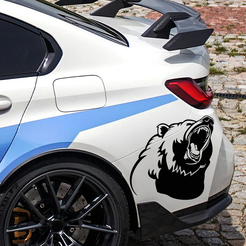 Bear funny car sticker vinyl decal car auto stickers for car bumper window car decorations