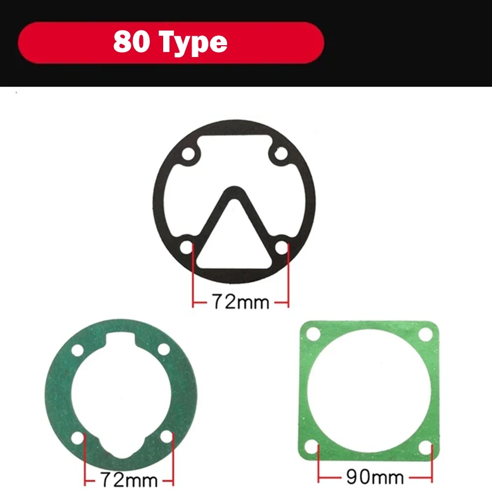 Air Compressor Cylinder Head Gasket Paper Seal Gasket Thicken Cylinder Head Paper Gasket For 51 65 80 90 Air Pump Accessories