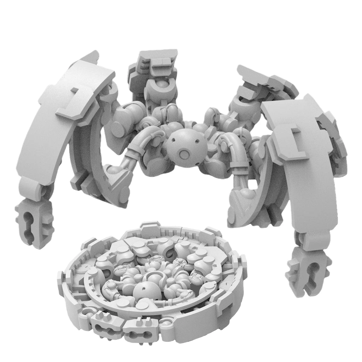 

[Предзаказ] HIPLAY Sheik Mainland 3 MIN PROJECT SERIES Metallic White Capkan POK Material (Naan) Масштаб 1/60, наборы для сборки моделей