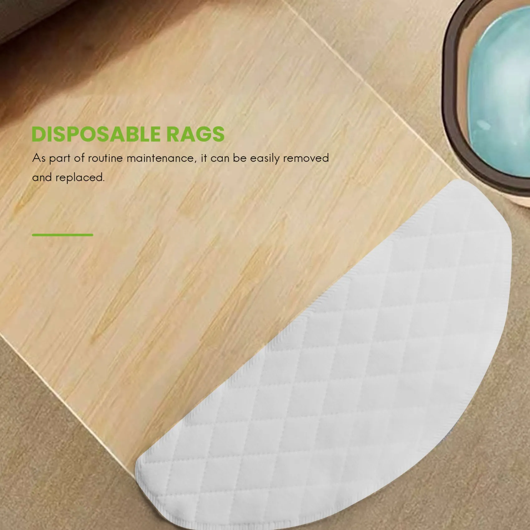 Chiffons de poulet pour aspirateur Ecovacs Deebot Ozmo T8, tampons de vadrouille Everths, pièces de rechange, 40 pièces