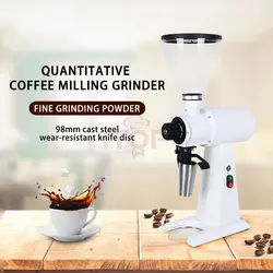 ITOP Quantitative Coffee Milling Grinder 98mm SUS420 Cast Steel Burr Metal Body Coffee Grinder for Espresso/Hand Brewed Powder