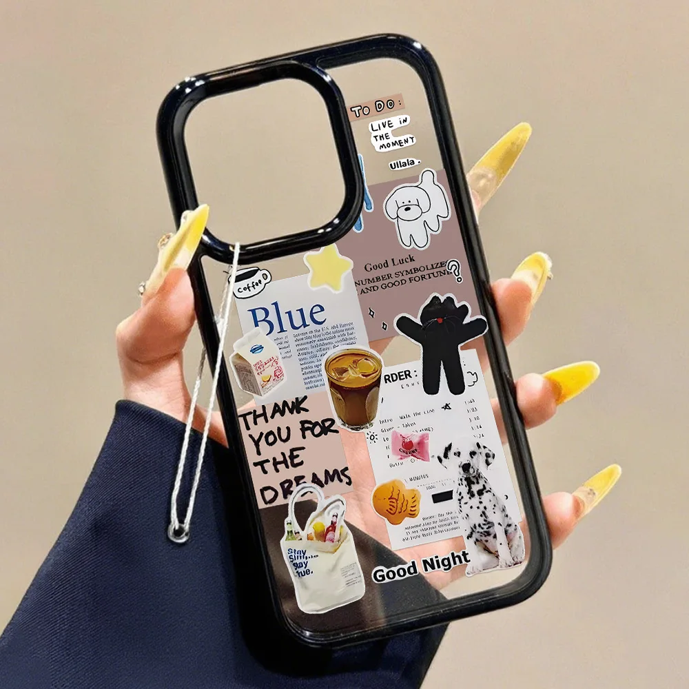 Luxus Telefon Fall Für iPhone 16 Funda iPhone 17 Pro Max Air 16 13 15 14 12 17promax 16promax 15promax Acryl Funda Abdeckung Coque