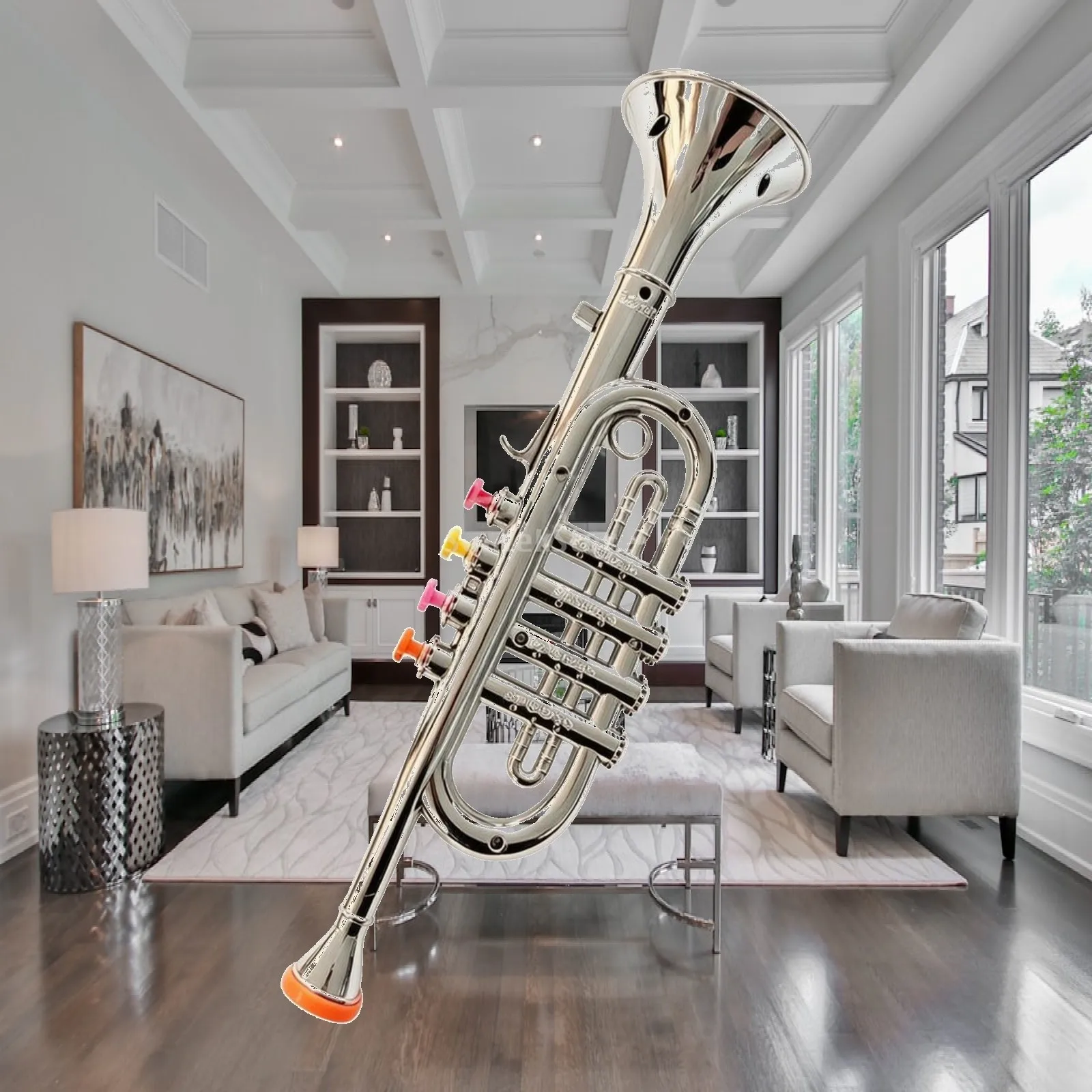 Toy Trumpet Interactive Toy Saxophone Child-Friendly Safe for Kids, Home, Classroom