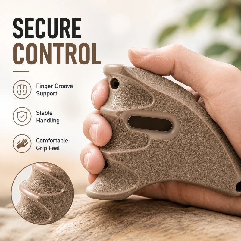 Matte Textured Nylon Handle Sleeve Dual Color Hobby DIY Modification Fittings