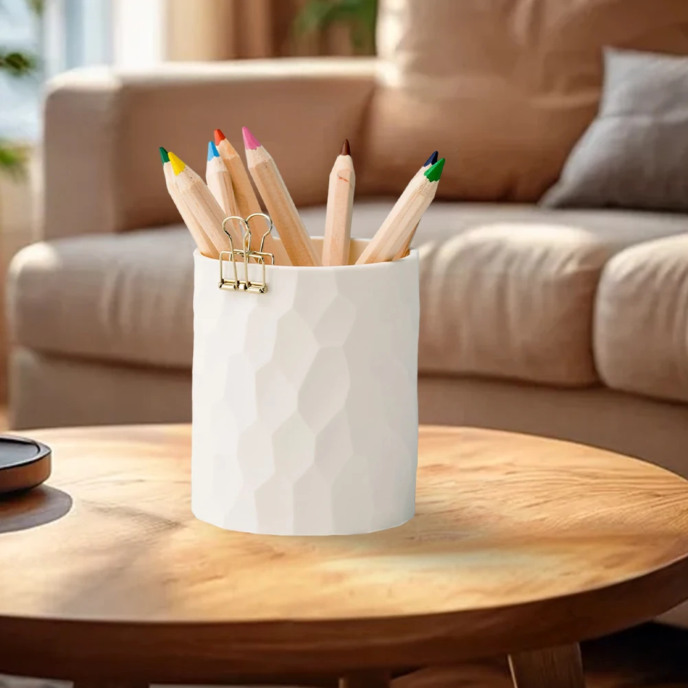 حامل قلم من السيليكون على الطراز الشمالي حامل قلم رصاص متعدد الوظائف حامل قلم حديث منظم سعة كبيرة لمكتب الدراسة