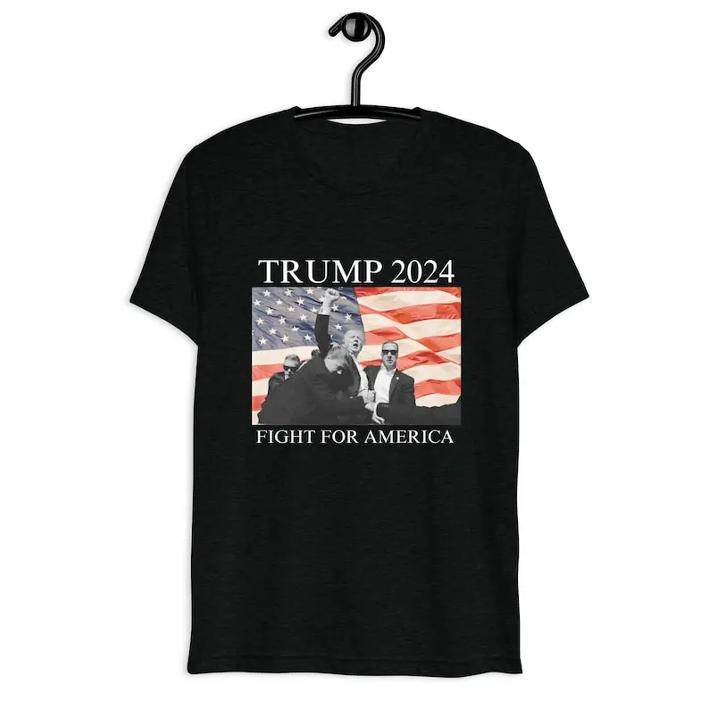 

Fight For America Flag Trump 2024 Unisex Shirt