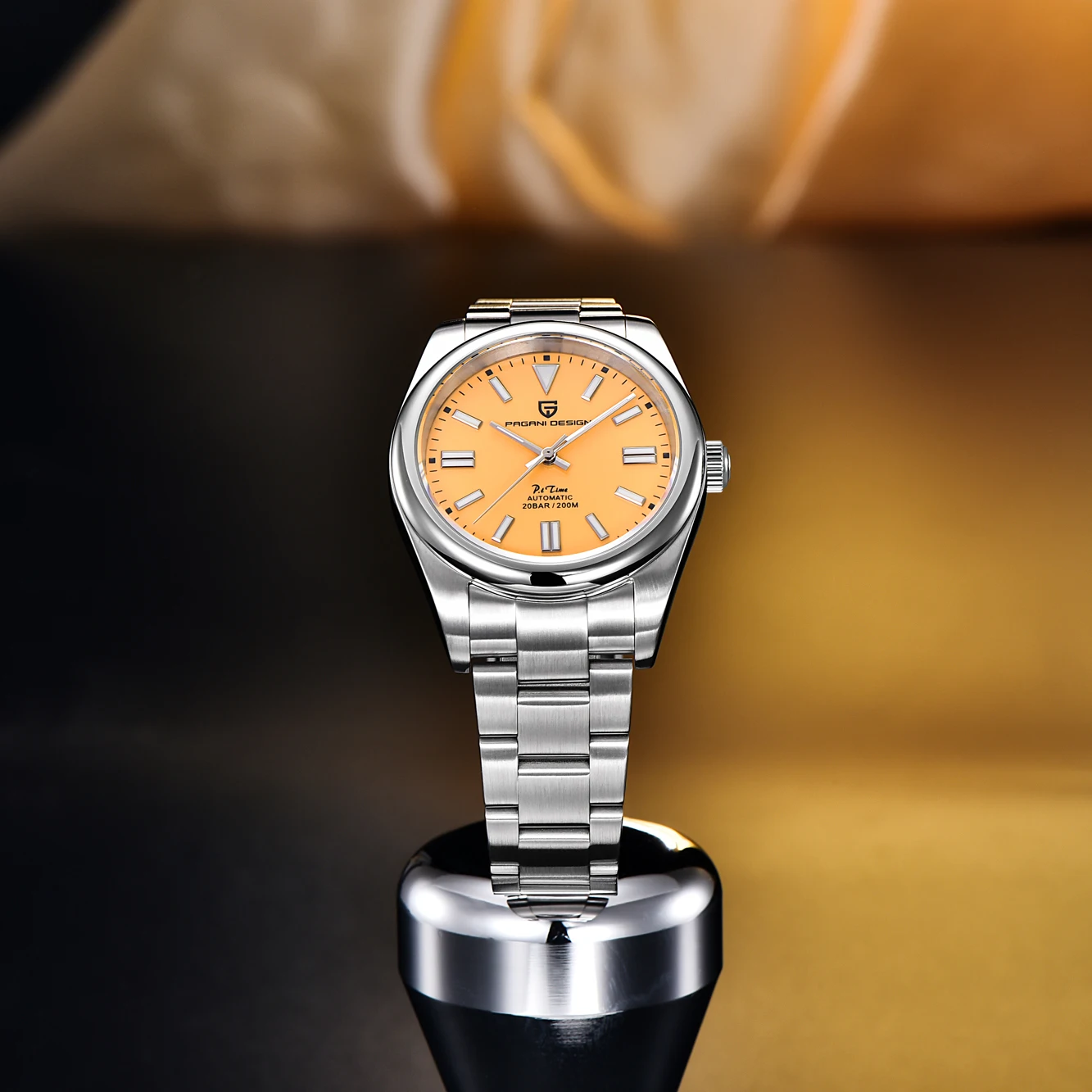 PAGANI DESIGN 2026 New Luxury Automatic Mechanical Men Watch Stainless Steel V2 Sapphire Crystal CS 20Bar Reloj Hombte