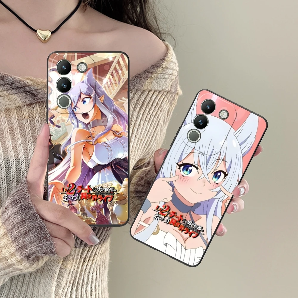 Anime Fenrys Cute Mobile Cell Phone Case for VIVO Y95 Y93 Y31 Y20 V19 V17 V15 Pro X60 NEX Black Soft Phone Cover Shell