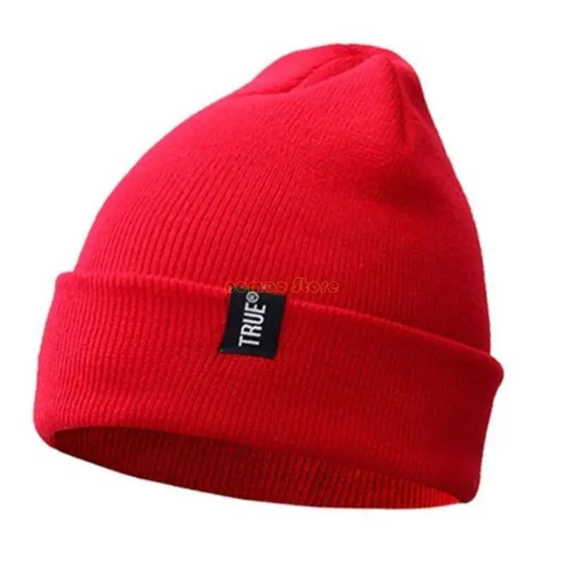 31BF الشتاء قبعة إضافة الفراء الدافئة قبعة صغيرة فضفاض Skullies محبوك قبعة للرجال النساء التزلج الرياضة بيني قبعة