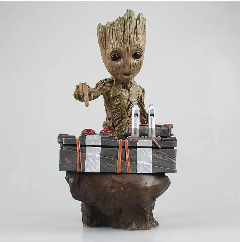 Guardiani della Galassia Groot 2025 Marvel Statua Modello Avengers Cute Baby Tree Man Pvc Anime Action Figure Giocattoli Collezione Regalo