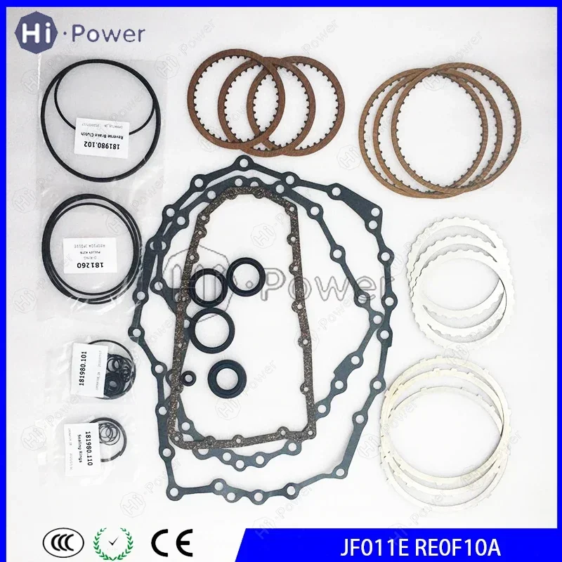 

JF011E RE0F10A CVT Auto Transmission Master Repair Kit Friction Steel Plate For MITSUBISHI /NISSAN Car Gearbox Disc Overhaul Kit
